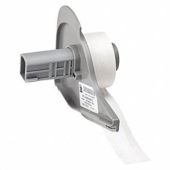 BRADY Label 3/8 in W Outdoor White, 803T15