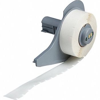 BRADY Tag 3/8 in W Outdoor White, 803RD8