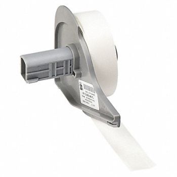 BRADY Label 1/2 in W Indoor Clear, 803RC6