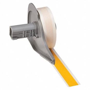 BRADY Label 1/2 in W Outdoor Yellow, 803R15