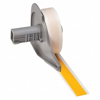 BRADY Label 1/2 in W Outdoor Yellow, 803PV2
