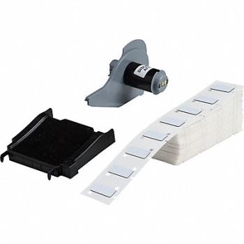 BRADY Label 1 1/16 in W White, 803RU1