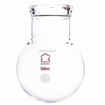 KIMBLE Spherical Reaction Flask 12000mL Clear, 52NJ22