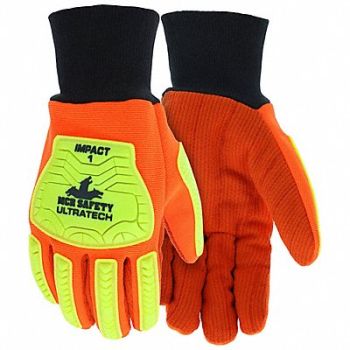 MCR SAFETY Mechanics Glove PK 12, 801C30