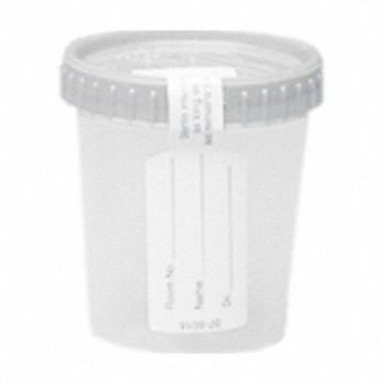 MEDEGEN MEDICAL PRODUCTS Specimen Container 4.5 oz Wide PK100, 246A14
