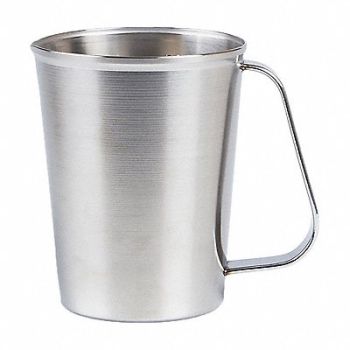 GRAINGER APPROVED Graduated Measure 0.4L SS, 3LDT5