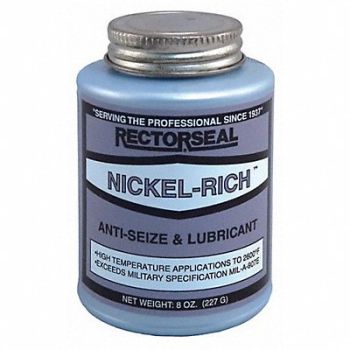 RECTORSEAL Gen Purp Anti-Seize 8 oz BrshTp Cn, 46F530