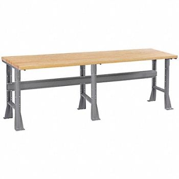TENNSCO Workbench Butcher Block 96 W 36 D, 4TKP2