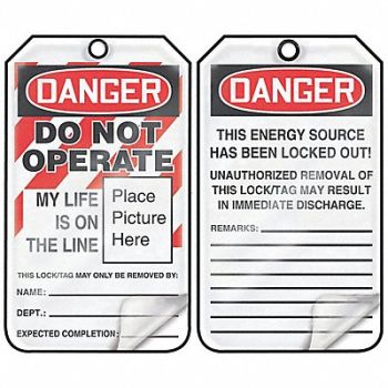 ACCUFORM Danger Tag 3-1/4 WX5-3/4 H PK25, 771L35