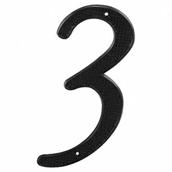 PRIME-LINE Number Sign Overall 4 H x 2 W PK2, 447F07