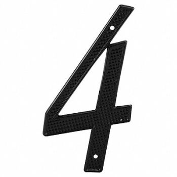 PRIME-LINE Number Sign Overall 4 H x 2 W PK2, 447F08