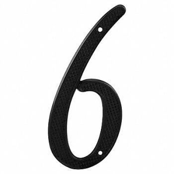 PRIME-LINE Number Sign Overall 4 H x 2 W PK2, 447F10