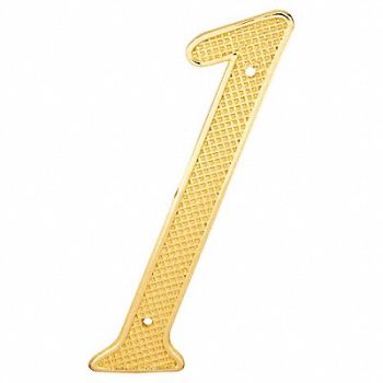 PRIME-LINE Number Sign Overall 4 H x 2 W PK2, 447F15