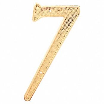 PRIME-LINE Number Sign Overall 4 H x 2 W PK2, 447F21