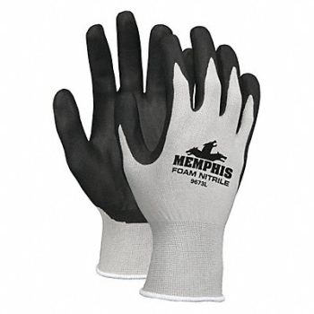 MCR SAFETY VF Coated Glves3/4Dip XS 36H990 PR, 66DD31
