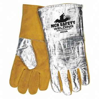 MCR SAFETY Welding Gloves Stick XL/10, 26J045