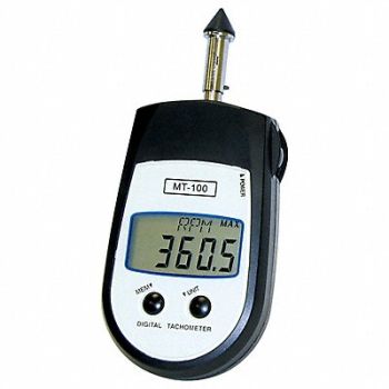 SHIMPO Tachometer Contact 1 to 25000 RPM, 45AE67