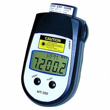 SHIMPO Tachometer Contct/Noncntct 6 to 25000RPM, 45AE68