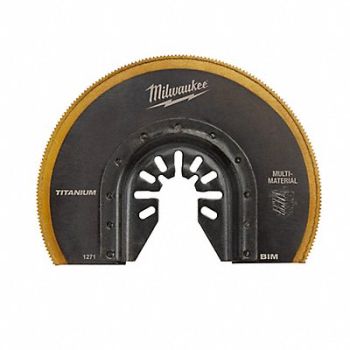 MILWAUKEE Oscillating Tool Blade 2 5/8 in L, 60YT47