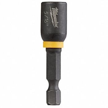 MILWAUKEE Nutsetter 5/16 Steel Impact Rated PK10, 33GN19
