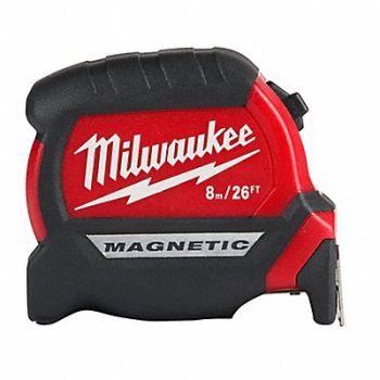 MILWAUKEE Tape Measure Blade 26 ft./8m L, 55ED75