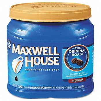 MAXWELL HOUSE Coffee Original Caff Ground, 38F842