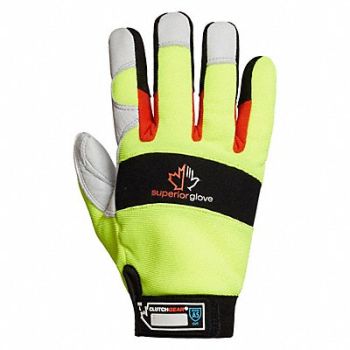 SUPERIOR GLOVE Leather Gloves White Glove Size 3XL PR, 55ND95