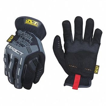 MECHANIX WEAR Mechanics Gloves Black/Gray 11 PR, 464F10