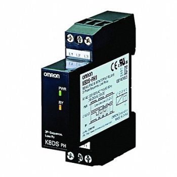 OMRON Monitoring Relays 6 Pins 200-480V AC, 804RW3