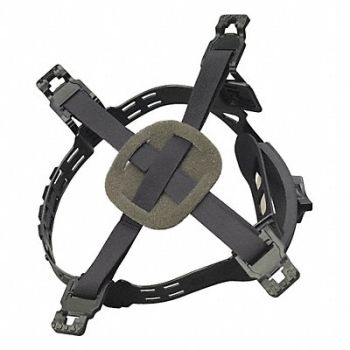 HONEYWELL NORTH Hard Hat Suspension 4-pt. Ratchet, 49ZZ18