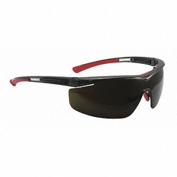 HONEYWELL NORTH Safety Glasses IR 5.0 Lens Black Frame, 401Y73