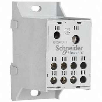 SQUARE D Power Distr Block Cu 600V AC/DC, 795ZX2