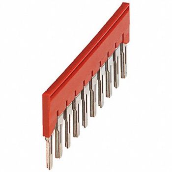 SQUARE D Plug-In Bridge Copper Plastic Red PK10, 796A04