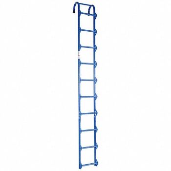 VESTIL Storage Tank Ladder 10 ft 3 In H Steel, 6EPF6