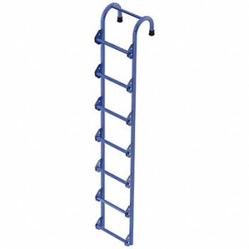 VESTIL Storage Tank Ladder 7 ft 3 In H Steel, 6EPF5