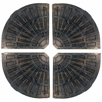 ISLAND UMBRELLA Umbrella Base Weight Resin 120 lb., 34CR42
