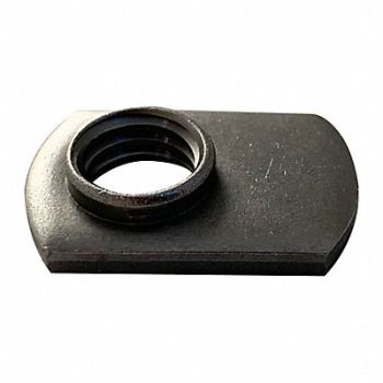 GRAINGER APPROVED Hex WldNt Carbon Stl 3/8 -16 0Proj 50PK, 1LAG2
