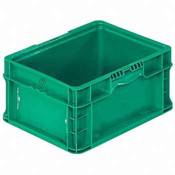 ORBIS E9244 Straight Wall Ctr Green Solid Plastic, 8PJP1
