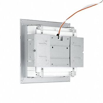 DUAL-LITE Sign Recessed Kit Wall Aluminum, 488U78