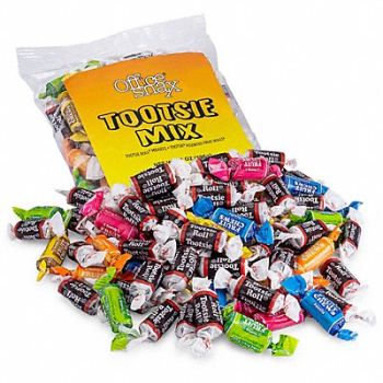 OFFICE SNAX Tootsie Roll Candy Assorted, 797W54