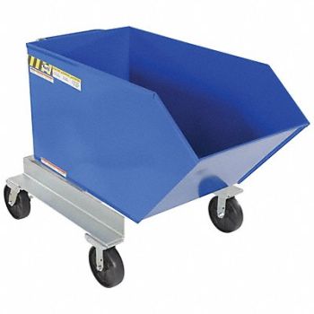GRAINGER APPROVED Self-Dumping Hopper 1/2 cu yd 2000lb., 2YA44