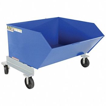 GRAINGER APPROVED Self-Dumping Hopper 1 cu yd. 2000 lb., 4ZD33