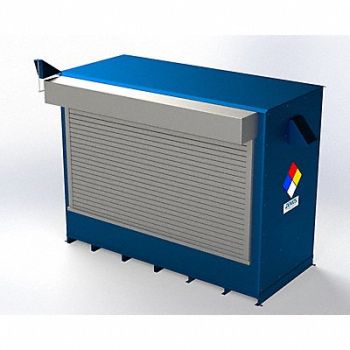 DENIOS Storage Locker Load 10000 lb 153 W 84 D, 56EC73