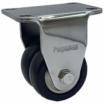 GRAINGER APPROVED Standard Plate Caster Rigid 330 lb., 487G81