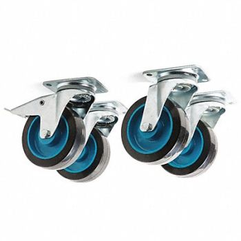 PORTACOOL Caster Kit 11 L x 5 W x 8 H Size, 454G60