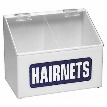BRADY Hairnet Dispenser Arcylic White, 3MTZ2