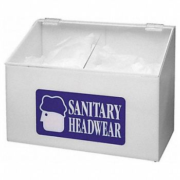 BRADY Hairnet Dispenser Arcylic White, 3MTZ3