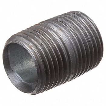 GRAINGER APPROVED Galvanized Steel Pipe Nipple, 793F72