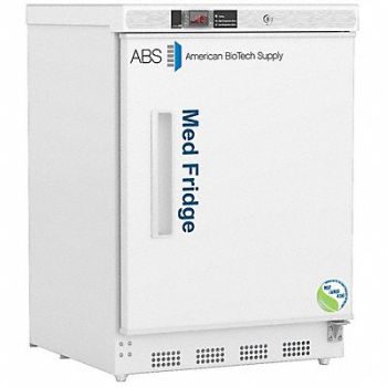 AMERICAN BIOTECH SUPPLY Refrigerator White 4.6 cu ft 120 V, 787A14