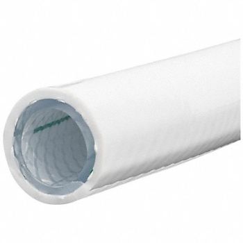GRAINGER APPROVED Polyester Braid Reinforced PVC Tubing, 784LV2